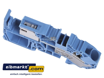 View up front WAGO Kontakttechnik 2016-7714 Neutral disconnect terminal block 12mm
