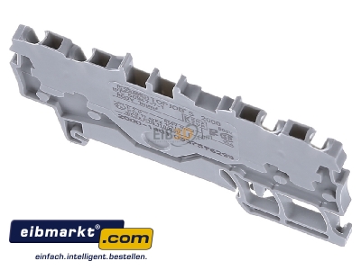 Top rear view WAGO Kontakttechnik 2000-1401 Feed-through terminal block 3,5mm 13,5A 
