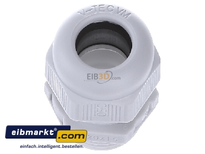 View up front OBO Bettermann V-TEC VM20 LGR Cable screw gland M20 - 
