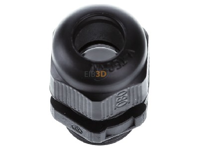 Ansicht oben hinten OBO V-TEC VM16 SW Verschraubung Vollmetrisch 