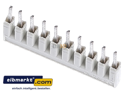 Ansicht oben hinten WAGO Kontakttechnik 2000-410 Kammbrcker 10fach lgr 