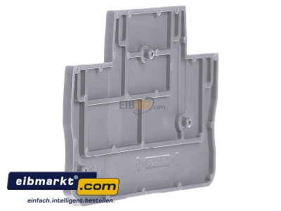 View on the right Phoenix Contact D-PTTB 2,5 End/partition plate for terminal block 
