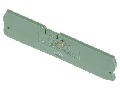 View up front Phoenix D-ST 2,5-QUATTRO GN End/partition plate for terminal block 
