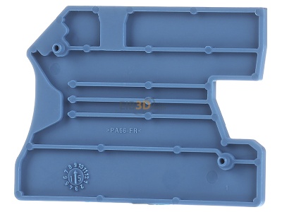 Back view Phoenix Contact D-UTN 2,5/10 End/partition plate for terminal block 
