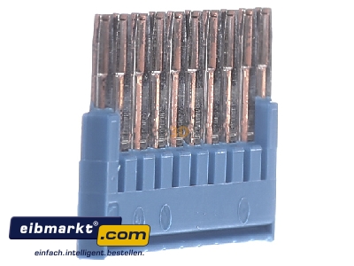 Ansicht links Phoenix Contact FBS 10-4 BU Querverbinder/Brcke Polzahl: 10, blau 