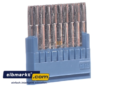 Ansicht rechts Phoenix Contact FBS 10-4 BU Querverbinder/Brcke Polzahl: 10, blau 