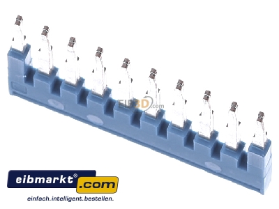 Ansicht oben vorne Phoenix Contact FBS 10-4 BU Querverbinder/Brcke Polzahl: 10, blau 
