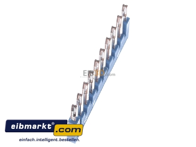 Ansicht oben links Phoenix Contact FBS 10-4 BU Querverbinder/Brcke Polzahl: 10, blau 