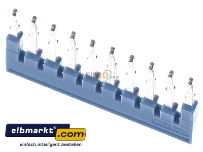 Ansicht oben hinten Phoenix Contact FBS 10-4 BU Querverbinder/Brcke Polzahl: 10, blau 