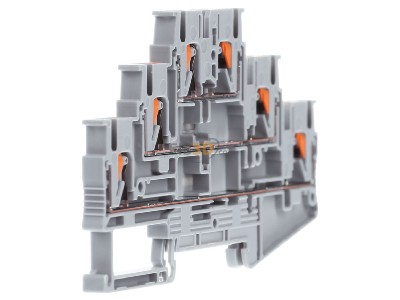 Ansicht links Phoenix PT 2,5-3L Durchgangsreihenklemme 0,14-4mm�, 5,2mm, grau, 