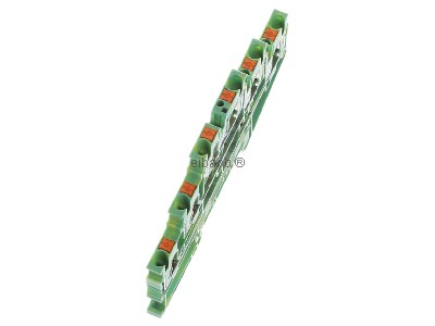 Ansicht oben links Phoenix PT 2,5-3PE Schutzleiter-Reihenklemme 5,2 mm, gr�n-gelb 