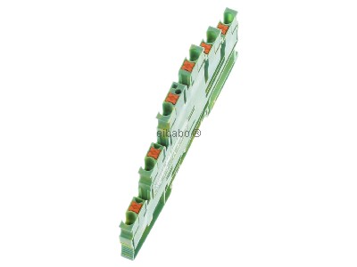 Ansicht oben rechts Phoenix PT 2,5-3PE Schutzleiter-Reihenklemme 5,2 mm, gr�n-gelb 