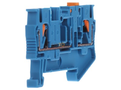 Ansicht links Phoenix PT 2,5-MT BU Durchgangsreihenklemme 0,14-4qmm, 5,2mm, bl 