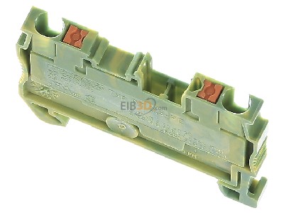 Ansicht oben hinten Phoenix PT 2,5-PE Schutzleiter-Reihenklemme 5,2 mm, gr�n-gelb 