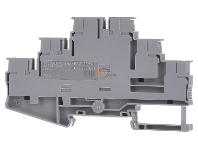 Ansicht hinten Phoenix PT 2,5-PE/L/N Schutzleiter-Reihenklemme 5,2 mm, grau 