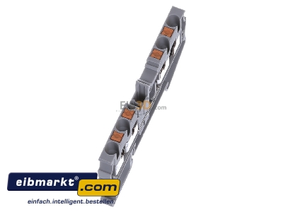 Ansicht oben links Phoenix Contact PT 2,5-QUATTRO Durchgangsreihenklemme 0,14-4qmm, 5,2mm, gr 