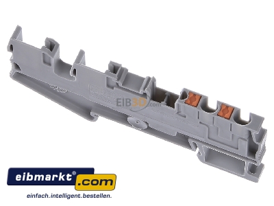 Ansicht oben hinten Phoenix Contact 3209662 Durchgangsreihenklemme 0,14-4qmm, 5,2mm, gr PT 2,5-QUATTRO/2P