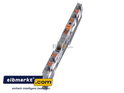 Ansicht oben links Phoenix Contact PT 2,5-QUATTRO-MT Durchgangsreihenklemme 0,14-4qmm, 5,2mm, gr 