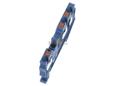 Ansicht oben links Phoenix PT 2,5-TWIN BU Durchgangsreihenklemme 0,14-4qmm, 5,2mm, bl 