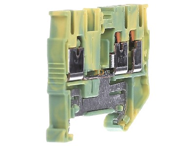 Ansicht links Phoenix PT 2,5-TWIN-PE Schutzleiter-Reihenklemme 5,2mm, gr�n-gelb 