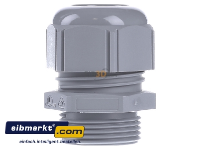 Back view Lapp Zubehr ST-M25x1,5 R7001 SGY Cable screw gland M25 
