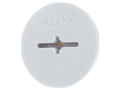 Front view Lapp BLK-M 25x1,5 LGY7035 Plug for cable screw gland 
