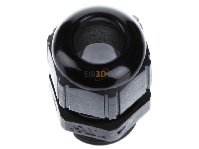 Top rear view Lapp ST-M16x1,5 R9005 BK Cable gland / core connector M16 
