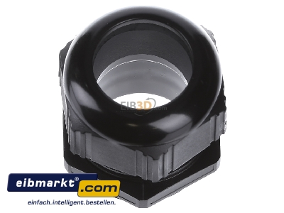Ansicht oben hinten Lapp Zubehr 53111250 Kabelverschraubung SKINTOP ST-M40x1,5 R9005 BK