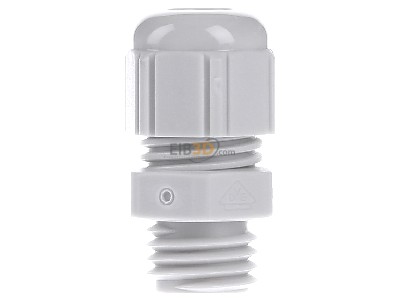 Front view Lapp ST-M12x1,5 R7035 LGY Cable gland / core connector M12 
