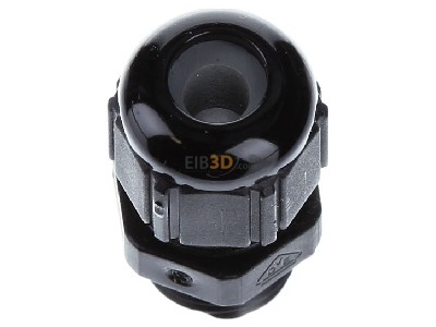 View top left Lapp STR-M12x1,5 R9005 BK Cable gland / core connector 
