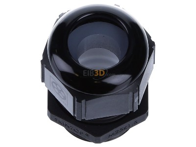 View up front Lapp STR-M25x1,5 R9005 BK Cable gland / core connector 
