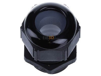 Top rear view Lapp STR-M25x1,5 R9005 BK Cable gland / core connector 
