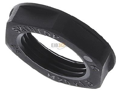 View up front Lapp GMP-GL-M20x1,5BK9005 Locknut for cable screw gland M20 
