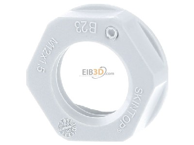 Ansicht hinten Lapp GMP-GL-M12x1,5 R7035 Gegenmutter SKINTOP 