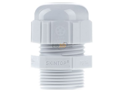 Ansicht links Lapp ST Pg16 R7035 LGY Kabelverschraubung SKINTOP 