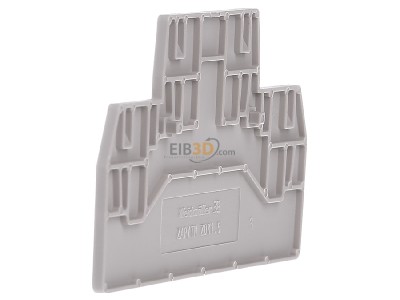 View on the right Weidmller ZAP/TW ZDK1.5 End/partition plate for terminal block 

