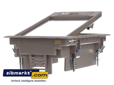 Back view OBO Bettermann GES2 U 1019 Installation box for underfloor duct
