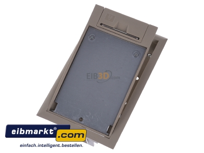 Top rear view OBO Bettermann GES2 U 1019 Installation box for underfloor duct
