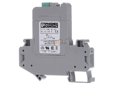 Front view Phoenix UT 6-TMC M 4A Miniature circuit breaker 1-p 
