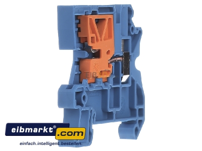 View on the left Phoenix Contact UTN  4 Neutral disconnect terminal block 6,2mm - UTN 4
