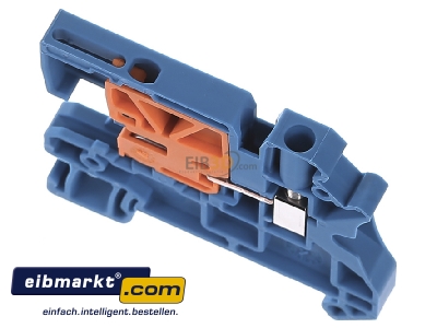 View up front Phoenix Contact UTN  4 Neutral disconnect terminal block 6,2mm - UTN 4
