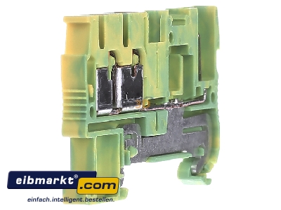 Ansicht links Phoenix Contact PT 2,5-TWIN/1P-PE Schutzleiter-Reihenklemme 
