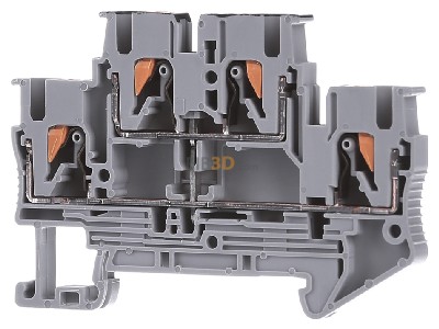 Front view Phoenix PTTB 2,5-PV Feed-through terminal block 5,2mm 22A 
