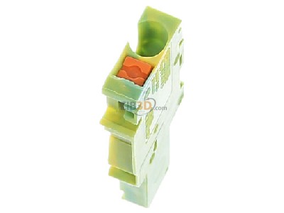 Ansicht oben rechts Phoenix PP-H 2,5/1-L GNYE COMBI-Stecker 