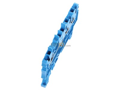 Ansicht oben links WAGO 2000-1304 3L-Durchgangsklemme 1qmm blau TopJob 