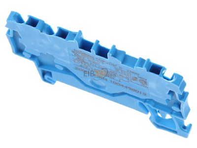 Ansicht oben hinten WAGO 2000-1304 3L-Durchgangsklemme 1qmm blau TopJob 