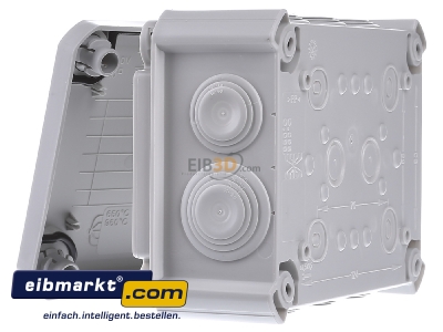 View on the right OBO Bettermann T 100 M25-M32 Surface mounted box 102x136mm
