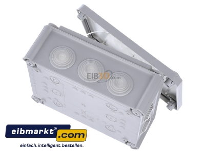 Top rear view OBO Bettermann T 160 M32 Surface mounted box 190x150mm
