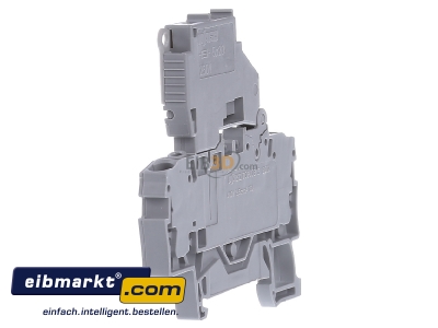 Ansicht rechts WAGO Kontakttechnik 2002-1611 Sicherungsklemme 0,25-2,5qmm grau 