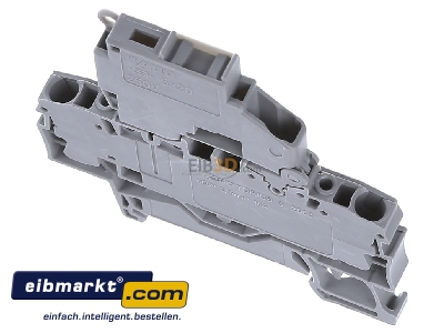 Ansicht oben hinten WAGO Kontakttechnik 2002-1611 Sicherungsklemme 0,25-2,5qmm grau 